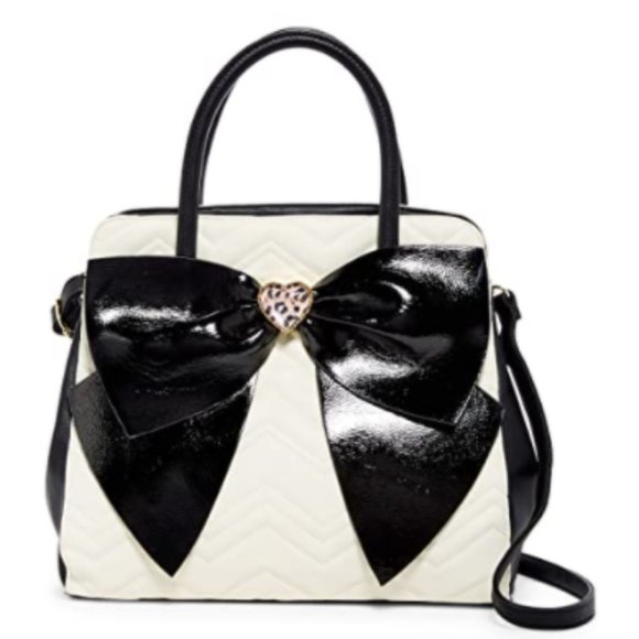 Betsey Johnson Handbags - Betsey Johnson BIG BOW SATCHEL